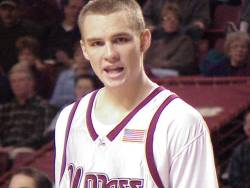 Kyle Wilson in the Temple game (1/19/02). UMassHoops.com photo Kyle Wilson in the Temple game (1/19/02). UMassHoops.com photo